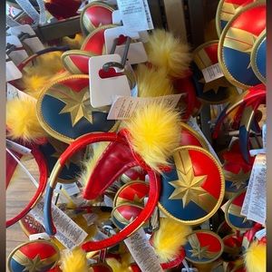 Marvel's Captain Marvel Ear Headband for Adults BNWT